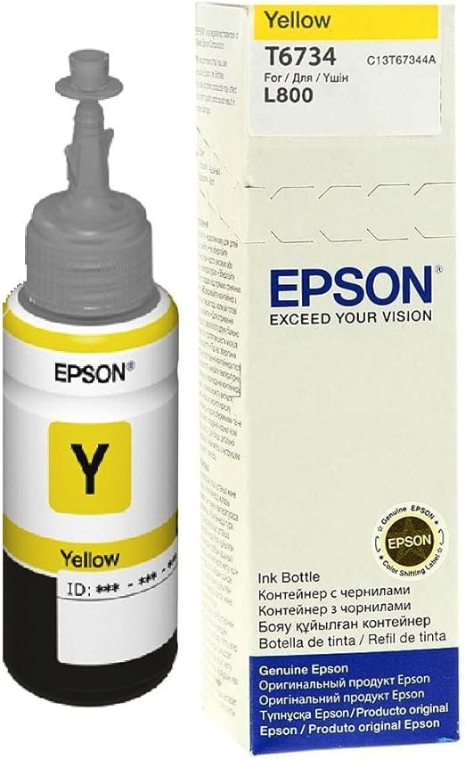 Epson T6734 EcoTank Yellow Ink Bottle 70ml