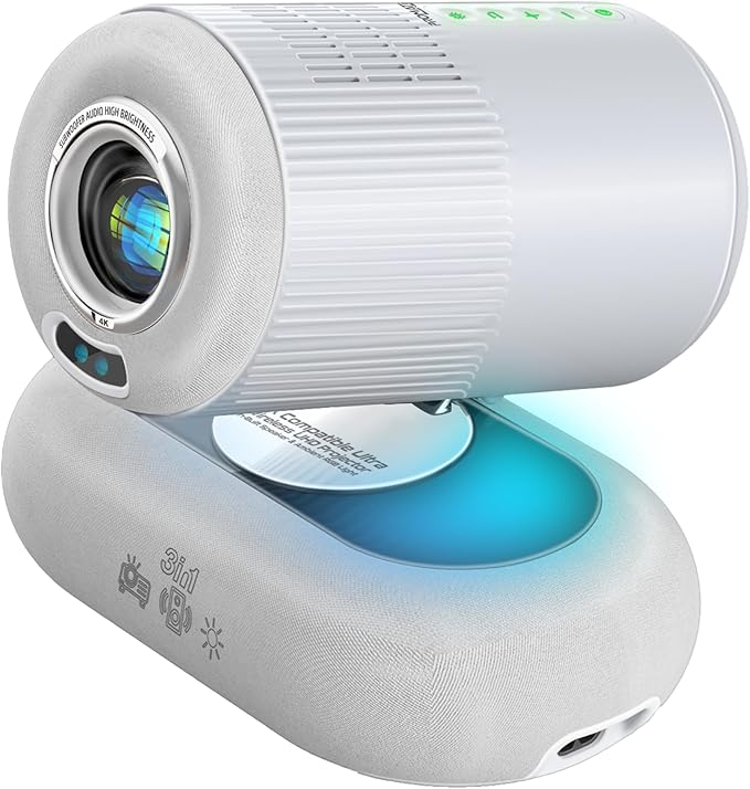 Promate Multi-Function Wireless 4K UHD Projector