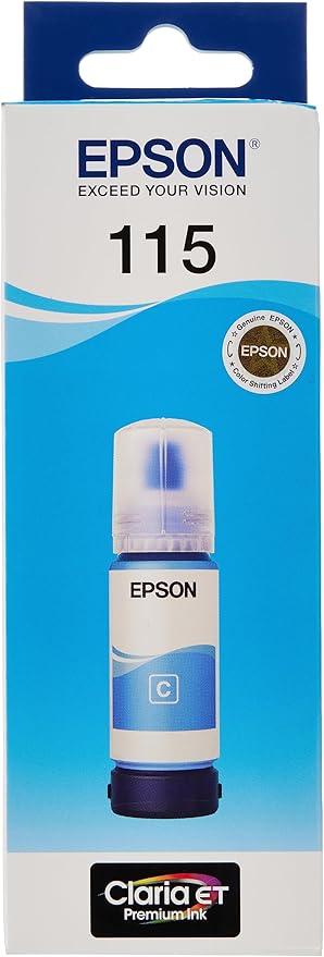 Epson 115 EcoTank Cyan Ink Bottle 70ml