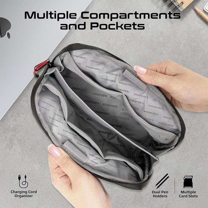 Promate Lightweight Tech Accessory Pouch