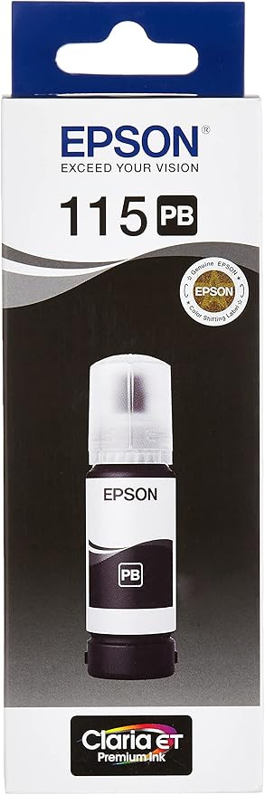 Epson 115 EcoTank Photo Black Ink Bottle 70ml