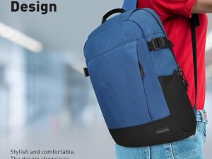Promate 15.6 Laptop Backpack Blue