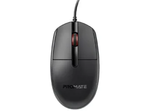 Promate 3 Button Wired Optical Mouse 1200 DPI