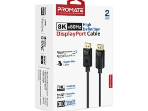Promate 8K DisplayPort to DisplayPort Cable 3m