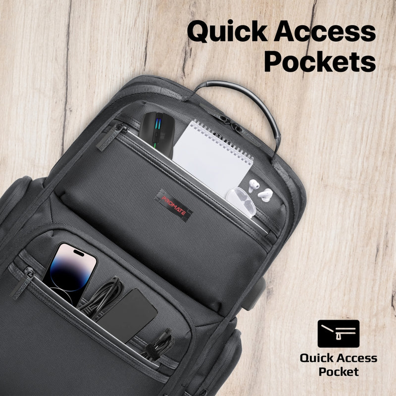 Promate 15.6 Heavy Duty Laptop Backpack