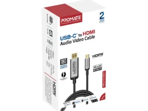 Promate 4K USB-C to HDMI 2.0 Cable 1.8m