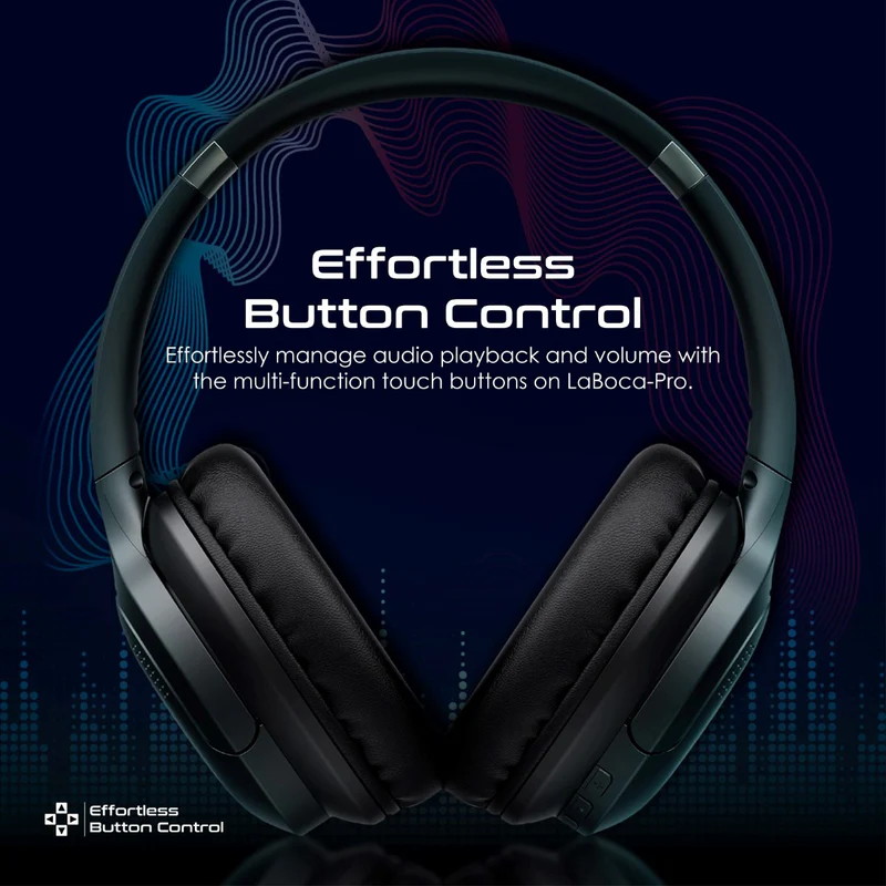 Promate High Fidelity Over-Ear Stereo Wireless Headphones