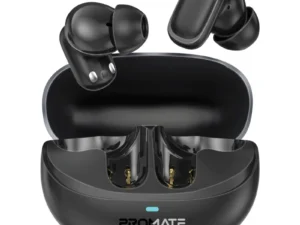 Promate High Fidelity TWS Bluetooth v5.3 Earbuds with IntelliTouch