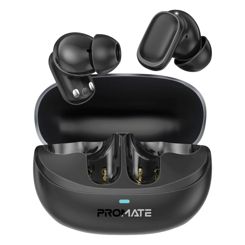 Promate High Fidelity TWS Bluetooth v5.3 Earbuds with IntelliTouch