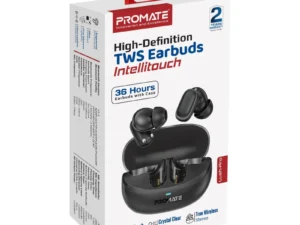 Promate High Fidelity TWS Bluetooth v5.3 Earbuds with IntelliTouch