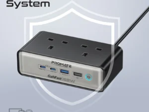 Promate 65W Power Delivery GaNFast charging station