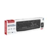 Promate Ergonomic Wireless Multimedia Keyboard and 1200 DPI Mouse Combo