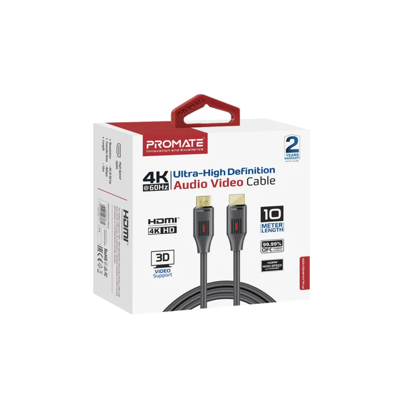 Promate HDMI Male to Male Cable 10m