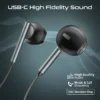 Promate High Fidelity ENC In-Ear Wired USB-C Earphones