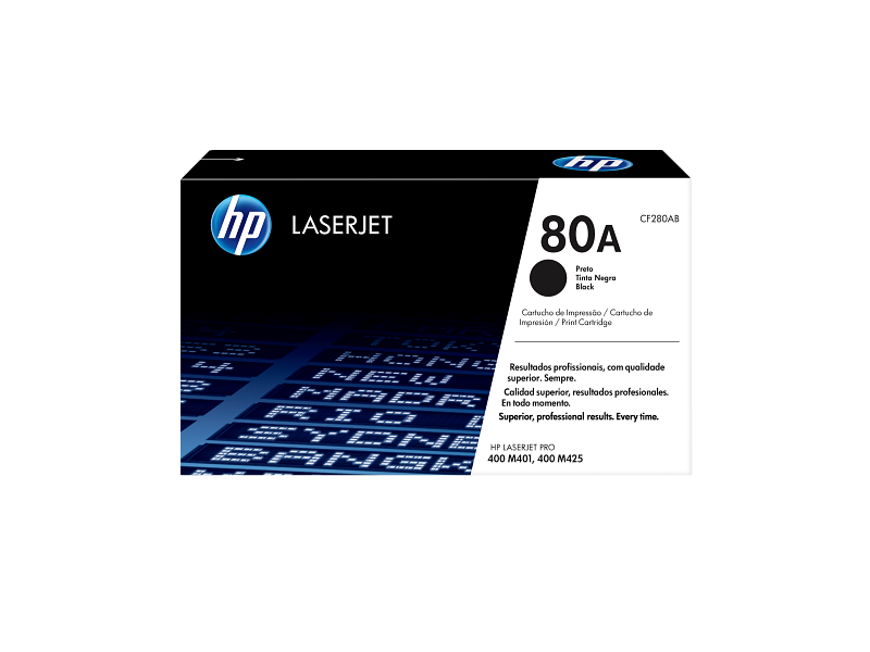 HP 80A Black LaserJet Toner Cartridge