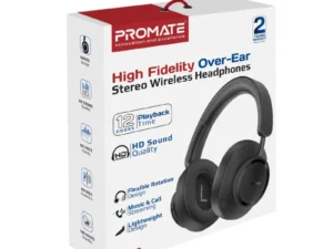 Promate High-Fidelity Stereo Over-Ear Wireless Headphones