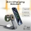 Promate 3 in 1 Foldable Wireless Charging Station