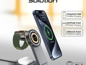 Promate 3 in 1 Foldable Wireless Charging Station
