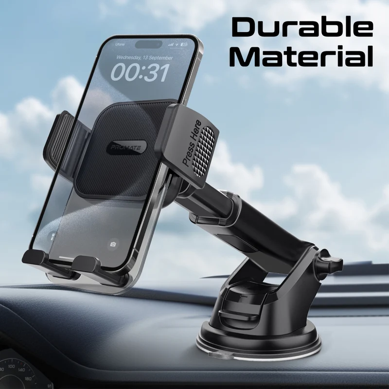 Promate Transparent Smartphone Cradle Car Mount Kit