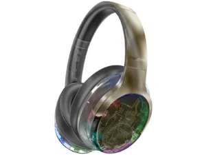 Promate ANC Hi-Fi Stereo Wireless Headphones with RGB Lights
