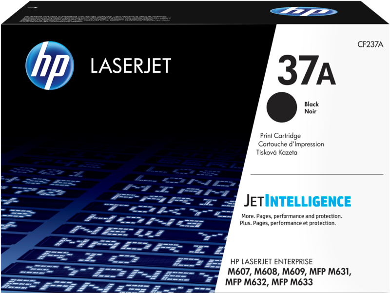 HP 37A Black LaserJet Toner Cartridge