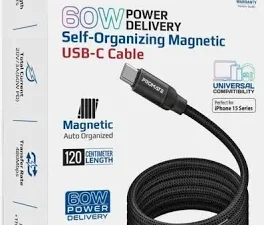 Promate 60W Magnetic USB-C Cable